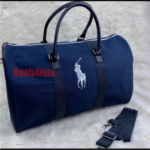 Polo Ralph Lauren Duffel Bag Weekender, Travel Bag, Gym Bag! - Picture 3 of 6